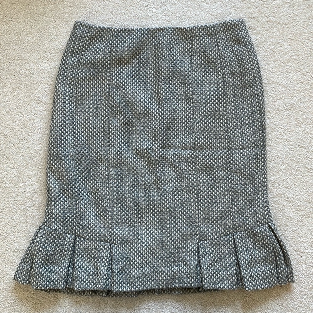 Talbots Wool Blend Ruffle Skirt - 4P